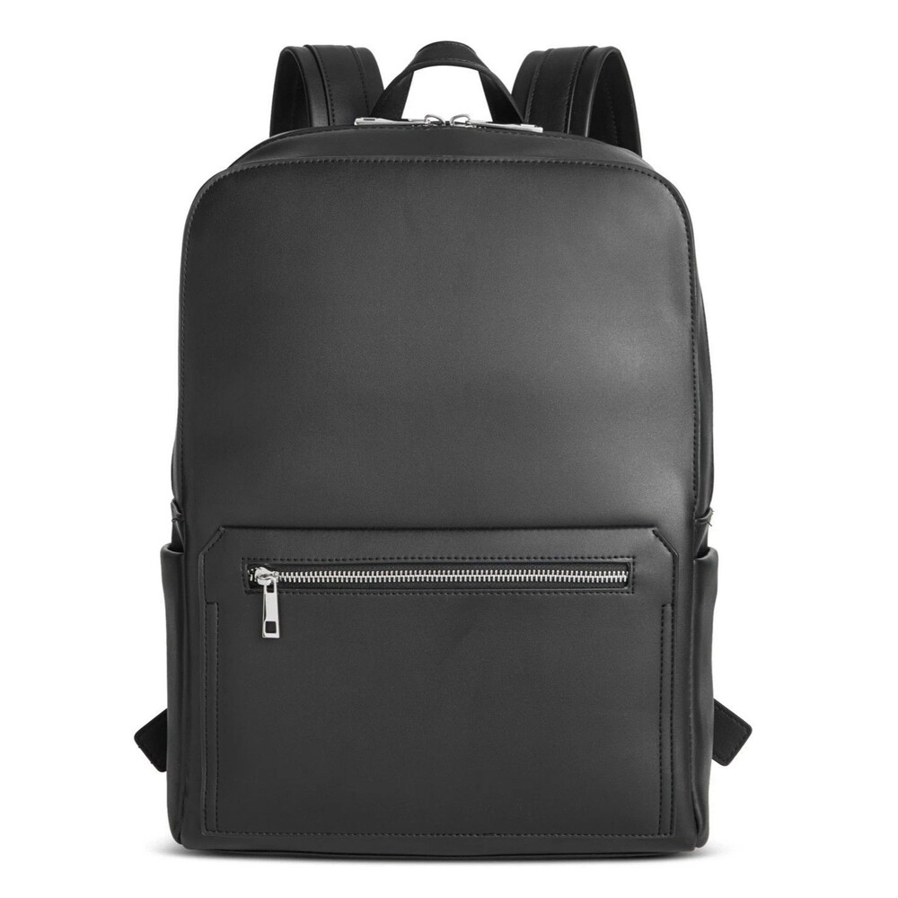 ALFANI Backpack Black Faux Leather Workwear Travel Business School $99